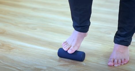 跑步姿勢,足部訓練，筋膜滾筒